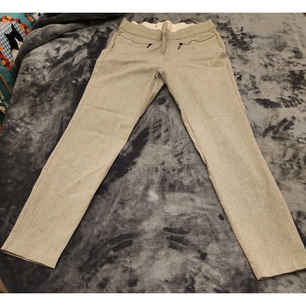 Takara Gray Ankle Pull On Rayon Dress Pants Size Large
